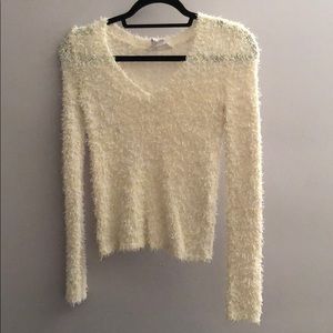 Pink Fuzzy Long Sleeve Top